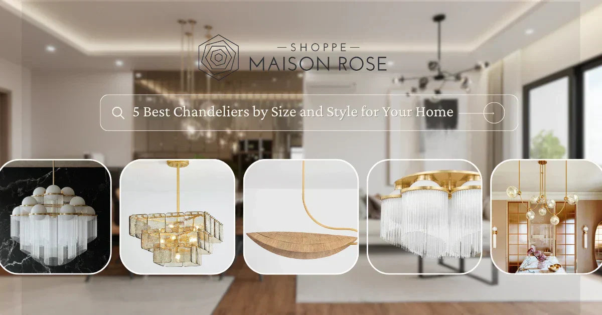 5 Best Chandeliers by Size and Style for Your Home