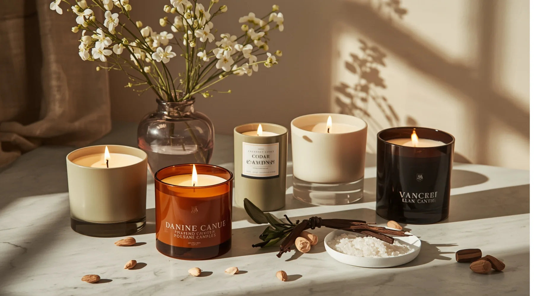 Create a warm, hygge inspired home with five luxury candles that balance fragrance, clean wax and long burn. Discover Maison Rose favorites plus care tips.