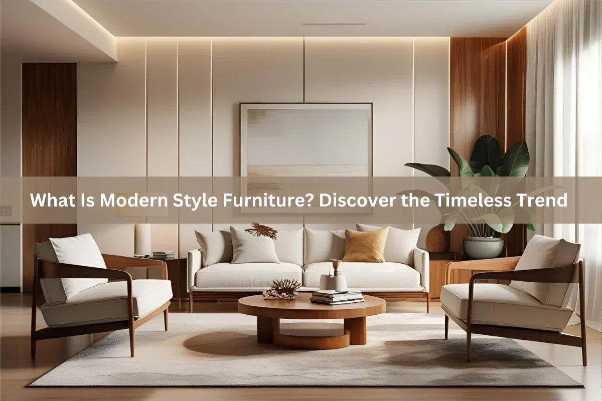 Modern living room with neutral tones, a stylish sofa, armchairs, round coffee table, greenery, and elegant decor accents.