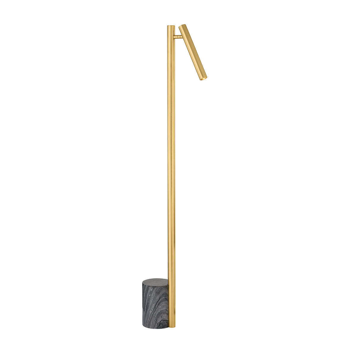 Haskell Sconce: A modern, industrial fixture featuring a metallic dome shade and a slender curved arm.