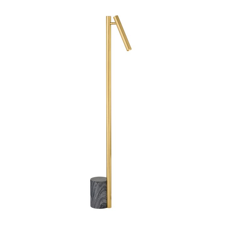 Haskell Sconce: A modern, industrial fixture featuring a metallic dome shade and a slender curved arm.