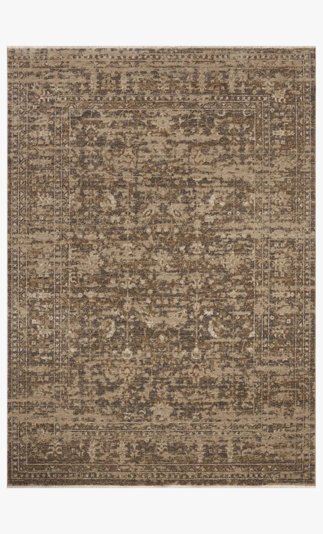 Textured area rug with a pattern on a white background