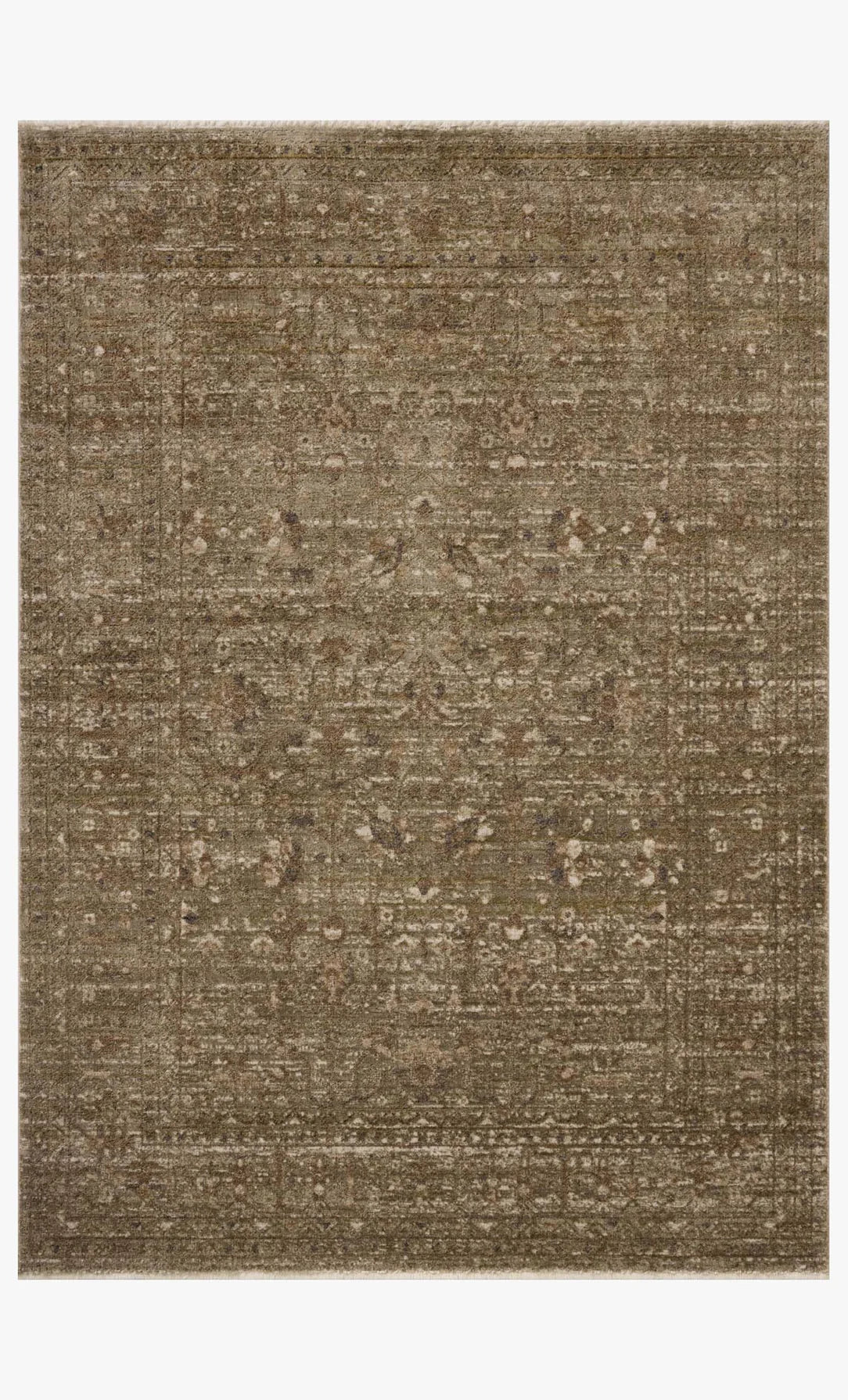 Textured brown area rug on a white background
