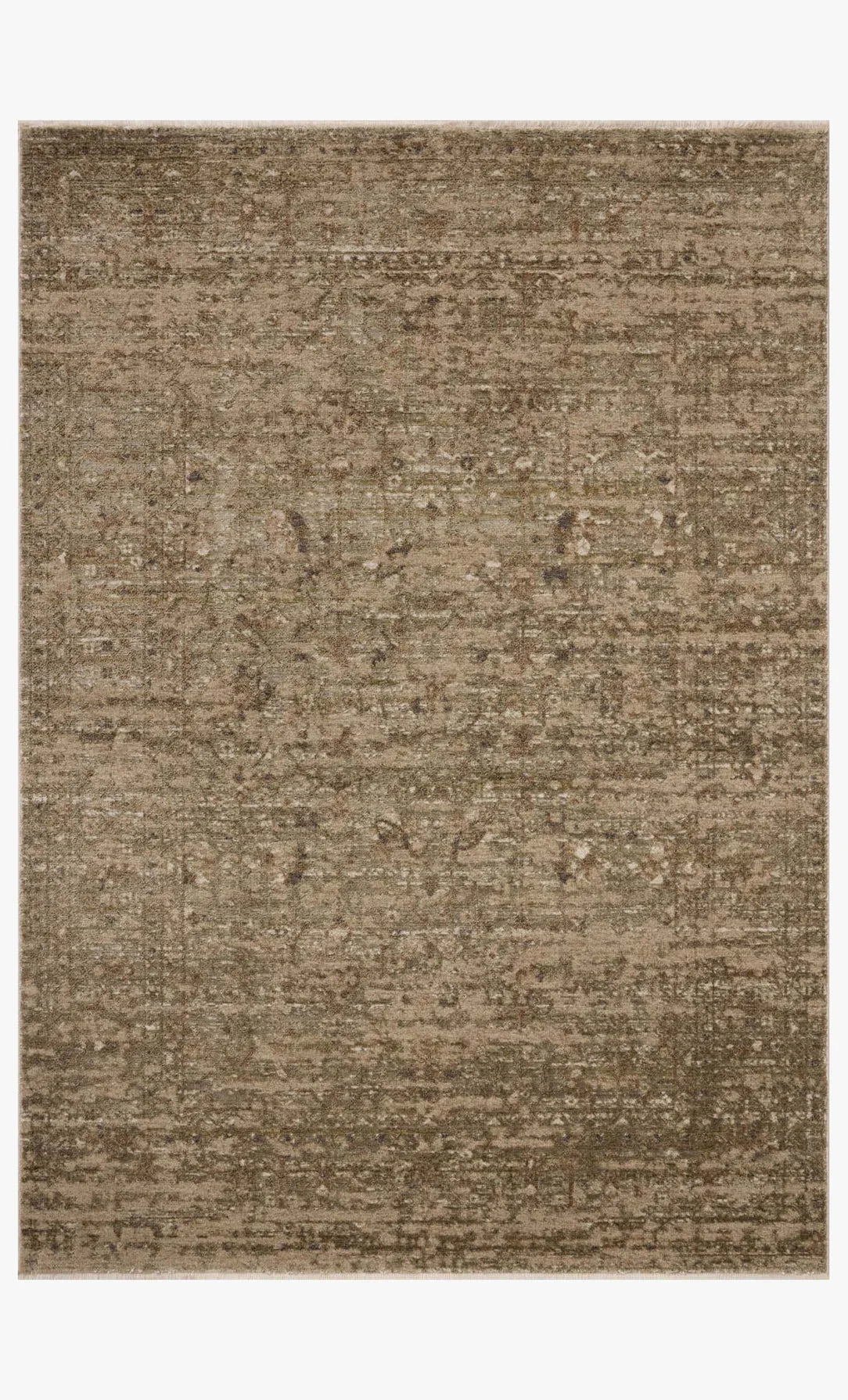 Textured brown area rug on a white background