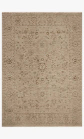 Beige area rug with subtle pattern