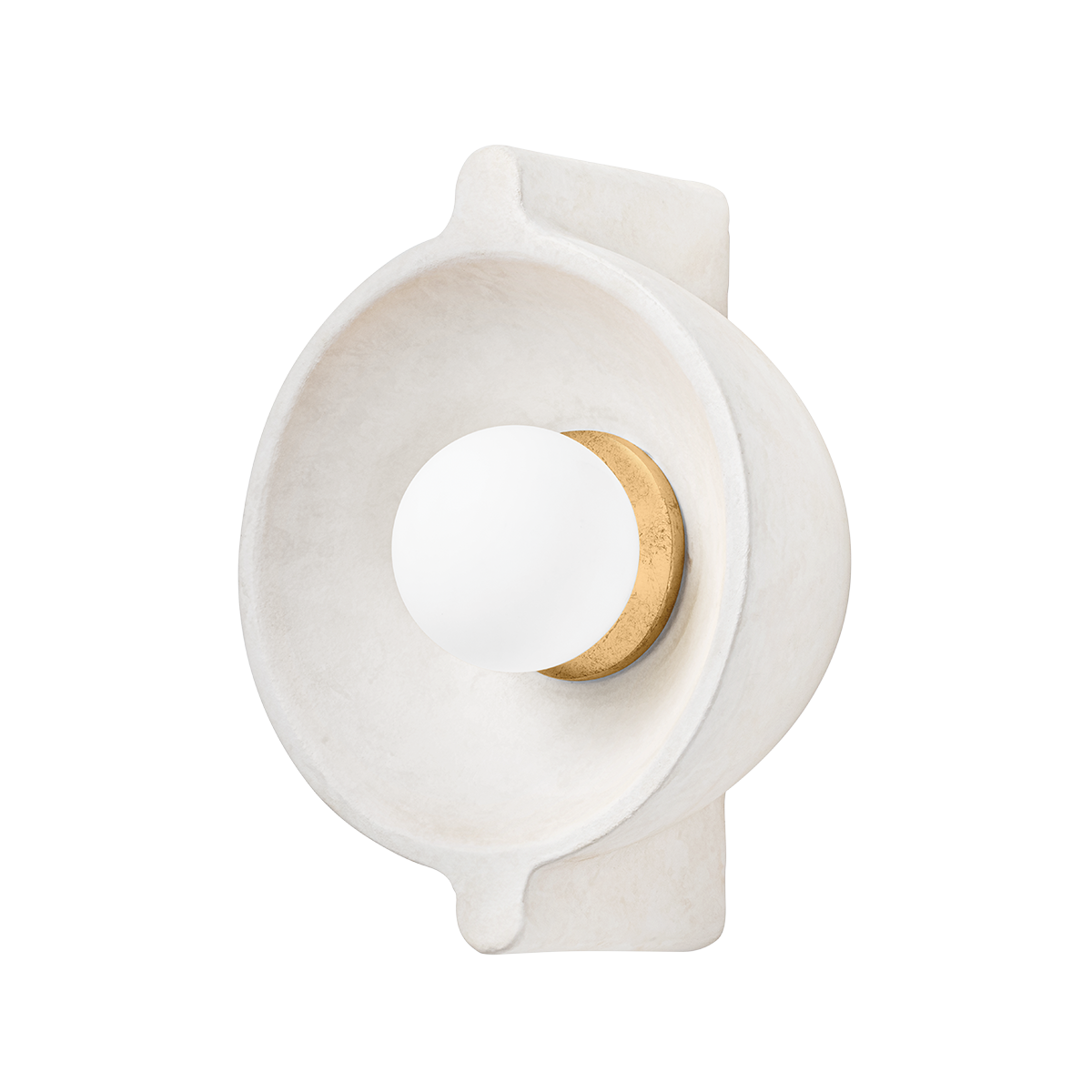 White ceramic teapot with wooden handle on a white background