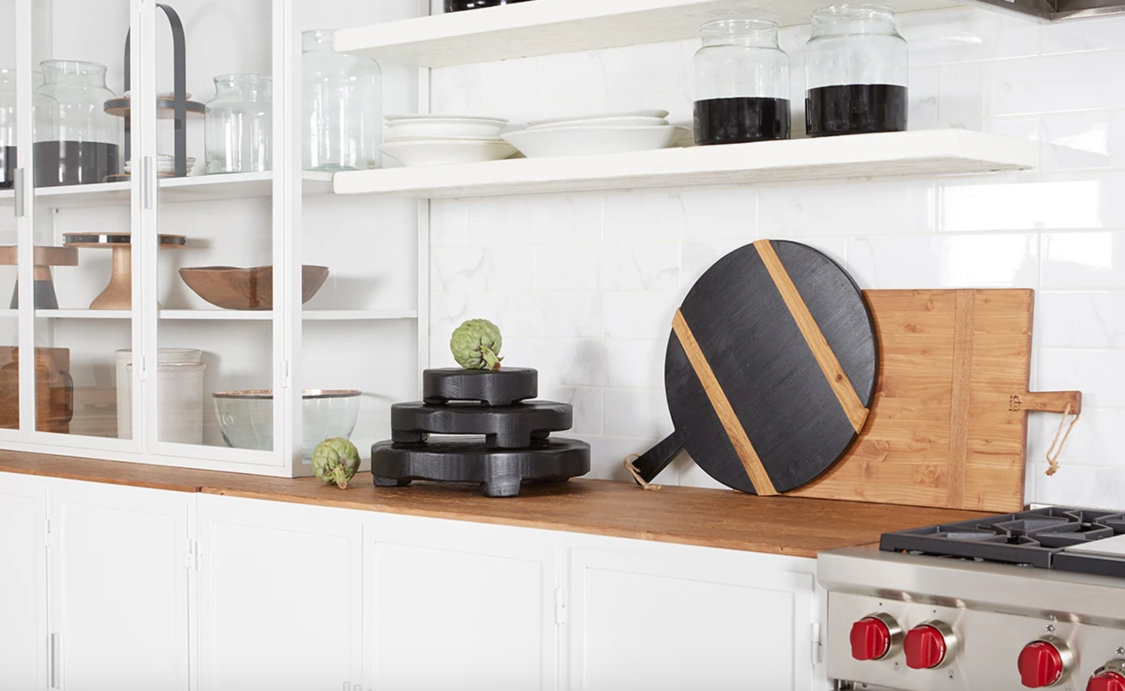 The Black Mod Charcuterie Board In Kitchen. Original Image