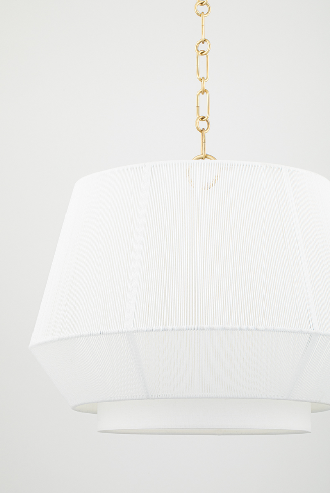 Debi Pendant: Elegant Layers with a Touch of Glamour