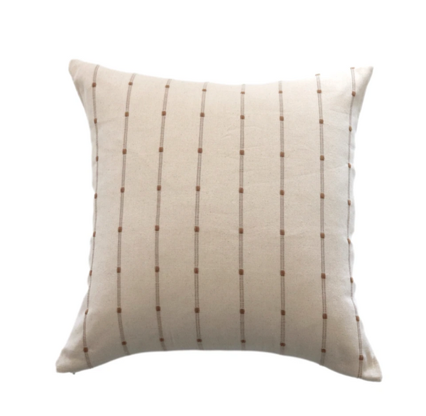 Ada Stripe Pillow Cover – Handwoven Beauty with Rustic Charm
