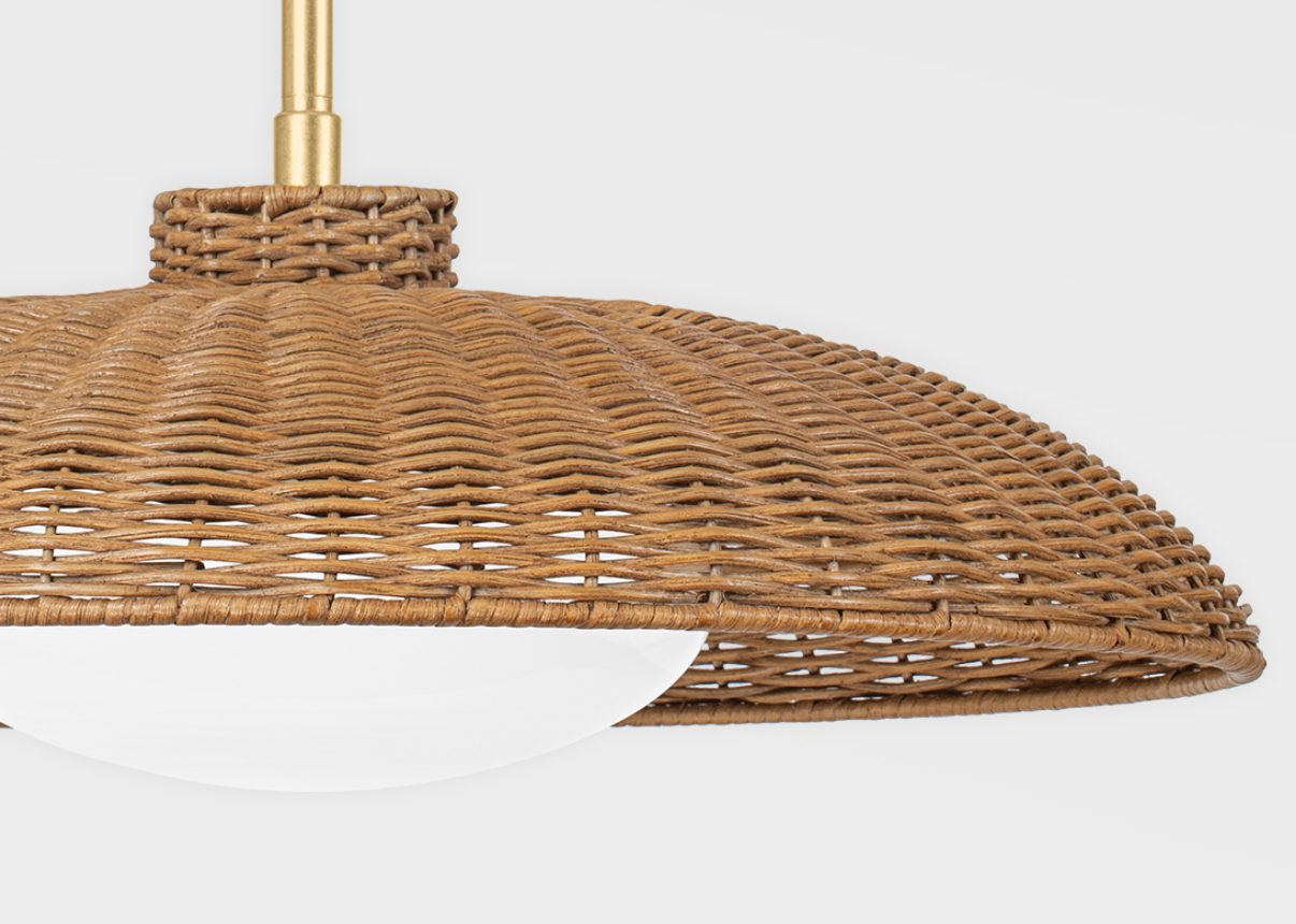 Delano Large Pendant Light: Coastal Elegance with Refined Craftsmanship
