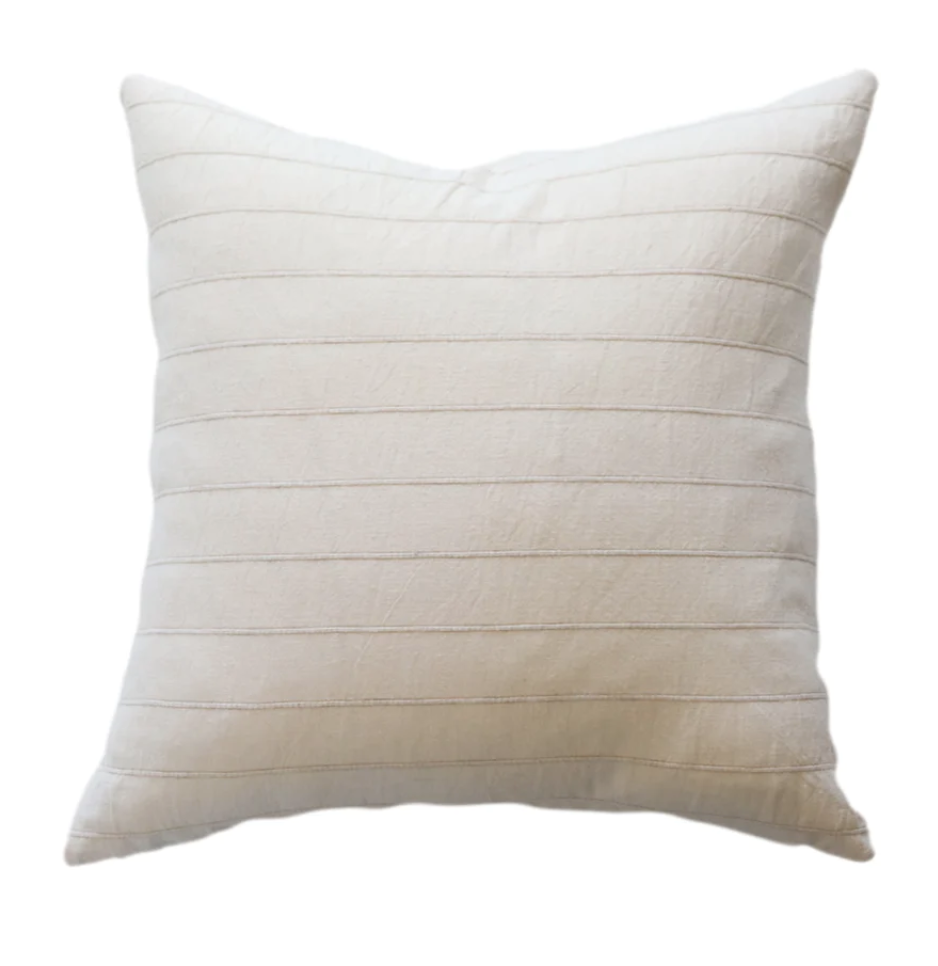 Wren Pillow Cover – Subtle Elegance with Timeless Charm